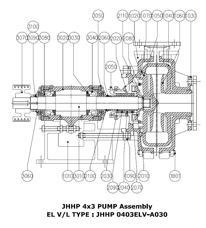 JHHP 4x3 EL V/L-ASSY